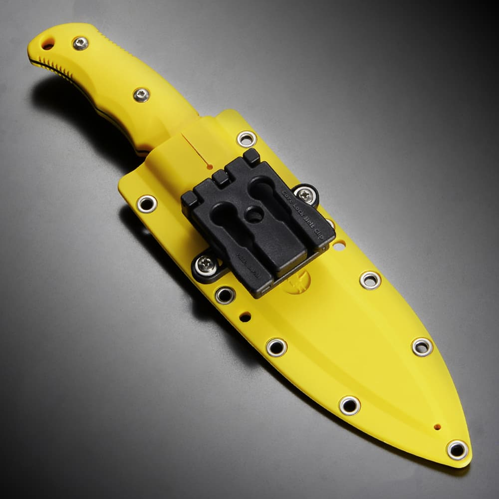 ミリタリーショップ レプマート G Sakai アウトドアナイフ Newサビナイフ3 直刃 イエロー