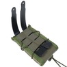 High Speed Gear ライフル&拳銃用マグポーチ TACO ダブルデッカー M4/AK/7.62mm/9mm/45口径 11DD00