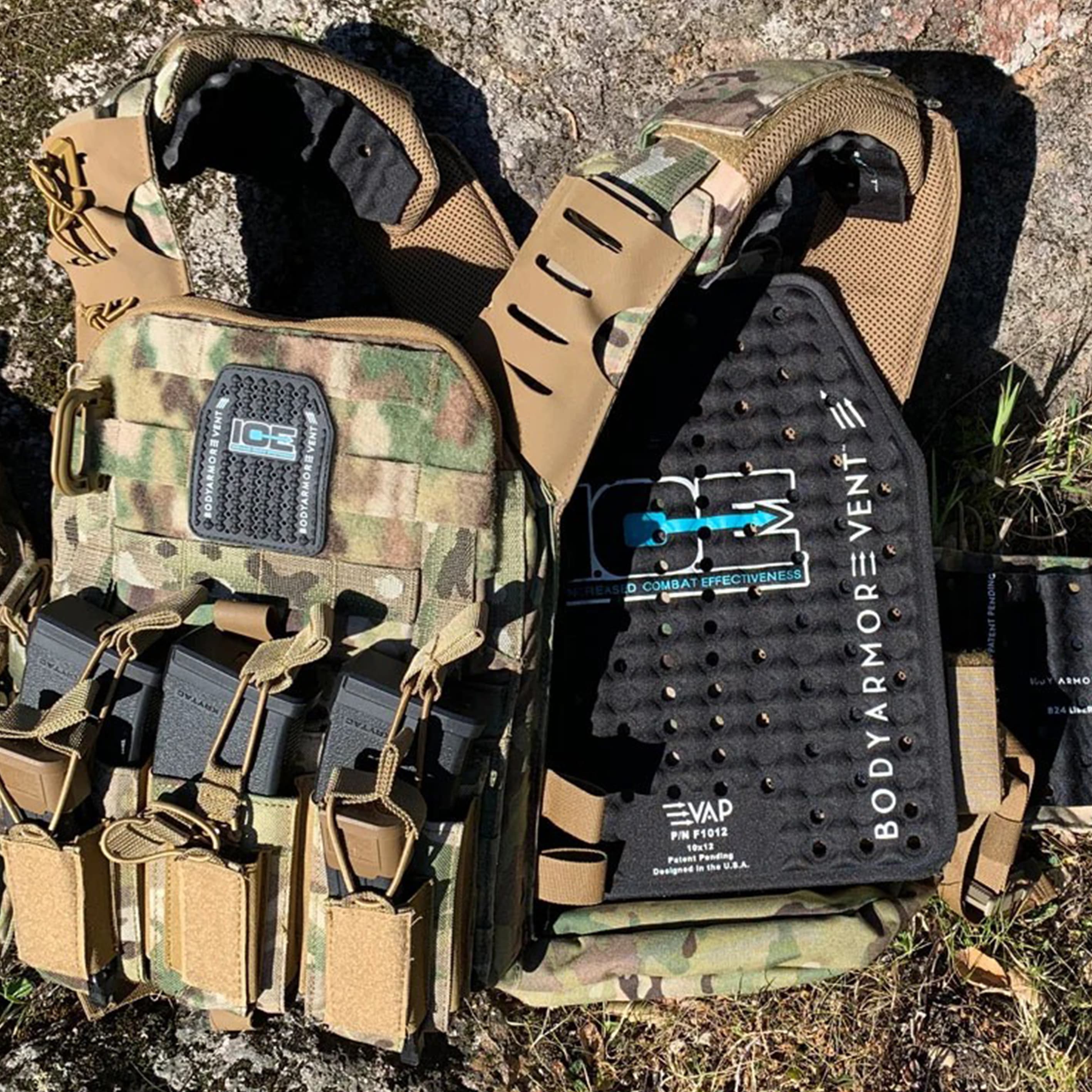 BODY ARMOR VENT プレキャリ用通気パネル ICE Retro Fit Kit GEN2 暑さ