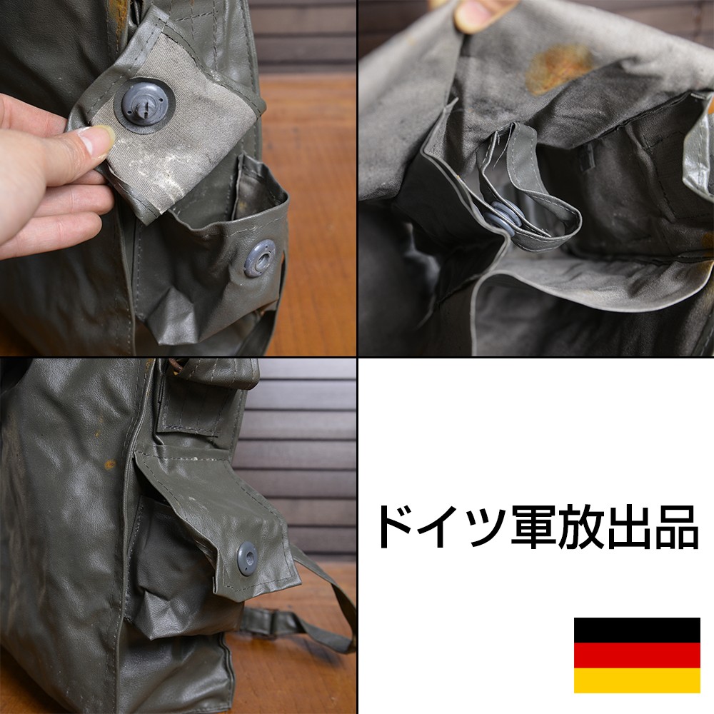 西ドイツ軍放出品　ガスマスク　自作収納袋付き