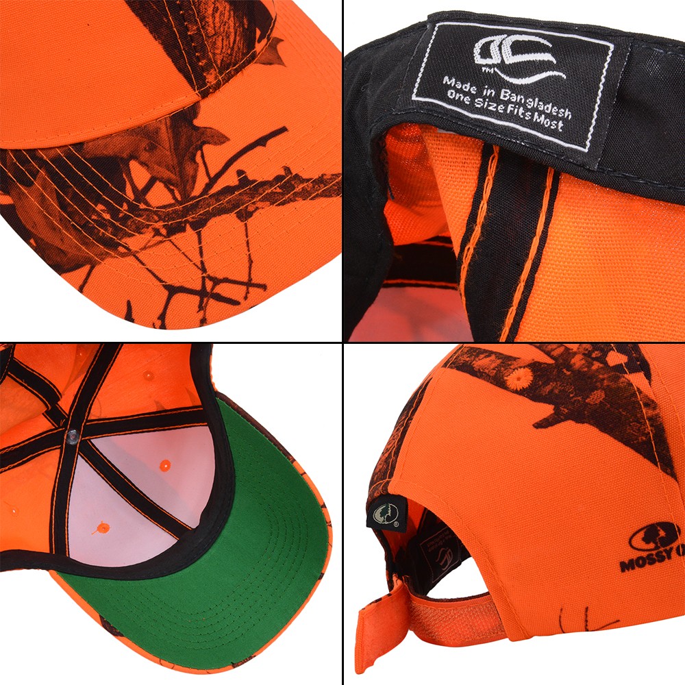 ミリタリーショップ レプマート / Mossy Oak ブレイズオレンジ 帽子 リアルツリー 狩猟用キャップ