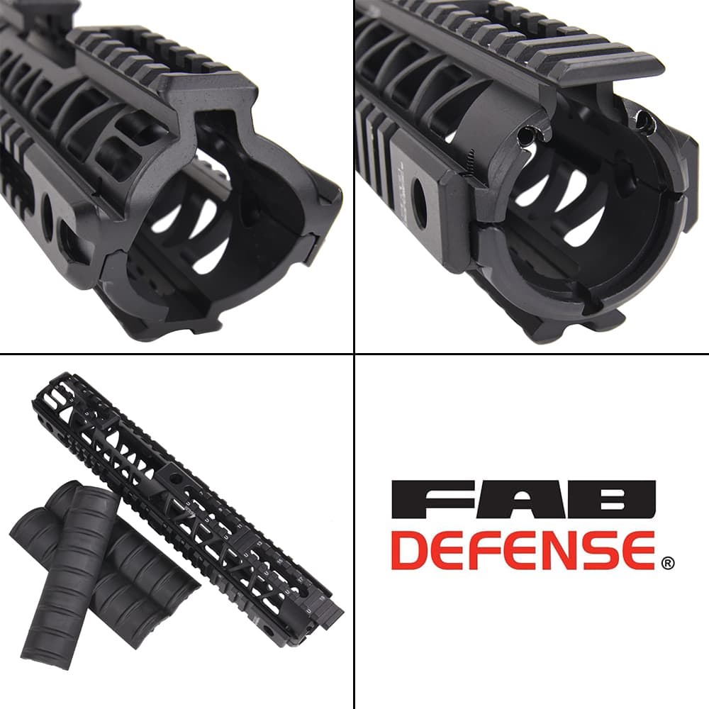 ミリタリーショップ レプマート / FAB DEFENSE クワッドレールハンドガード AR-15/M4カービン用 NFR EX