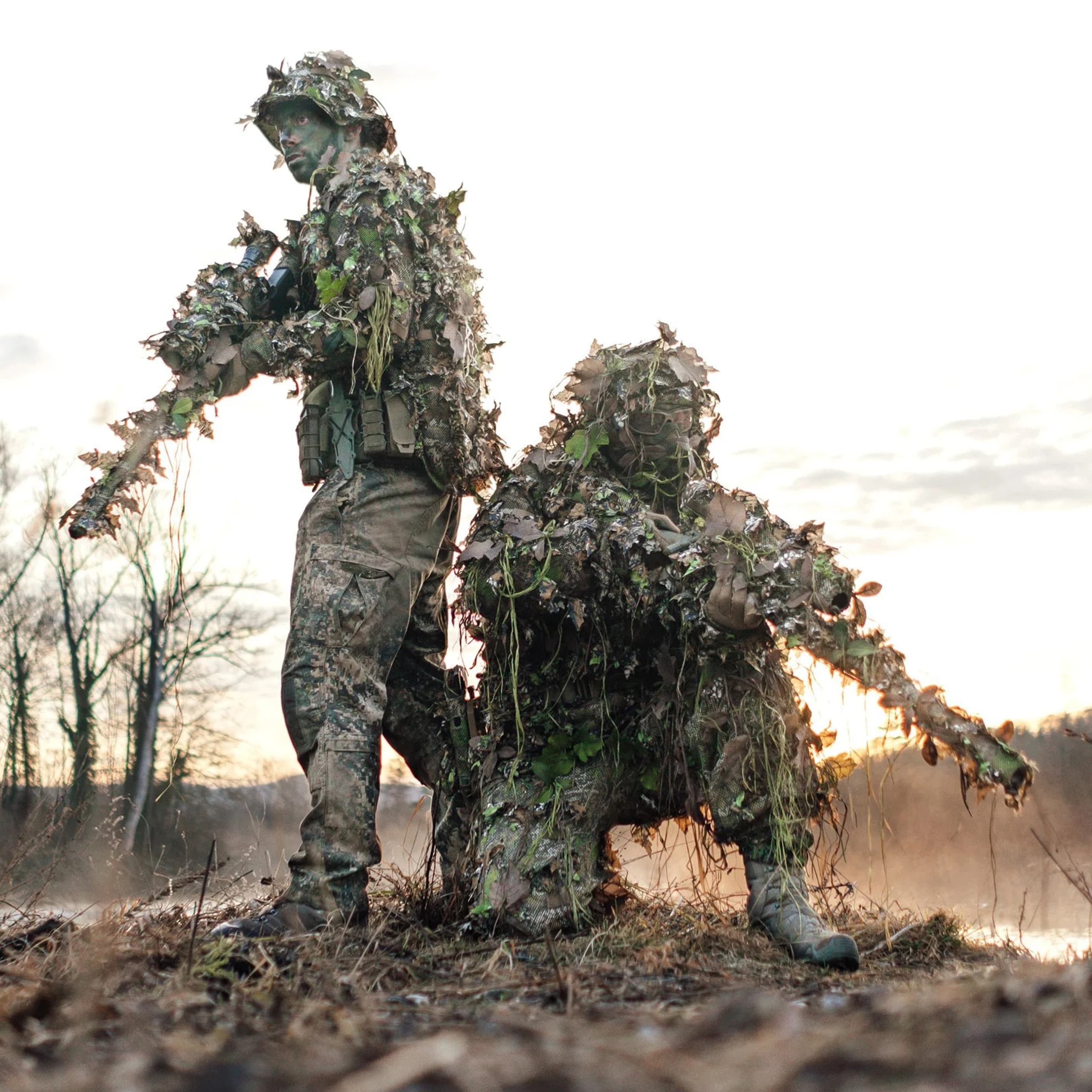 NOVRITSCH 3Dギリースーツ フード 3D Ghillie Suit 軽量メッシュ仕様