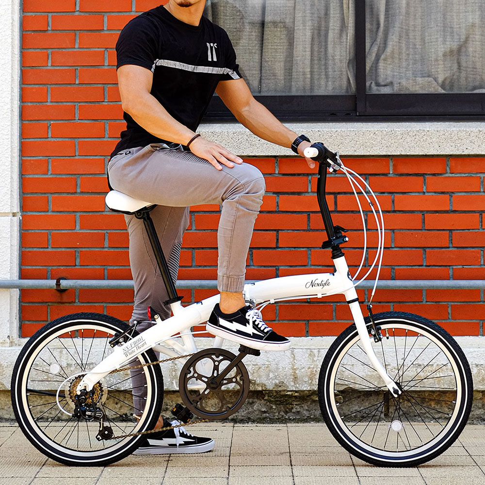 直送 代引き不可】 OTOMO 折りたたみ自転車 NEXTYLE NX-FB001 ブラック