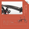 【直送 代引き不可】 OTOMO 折りたたみ自転車 180Degree CARRI-CLE ブルーグレー 67529