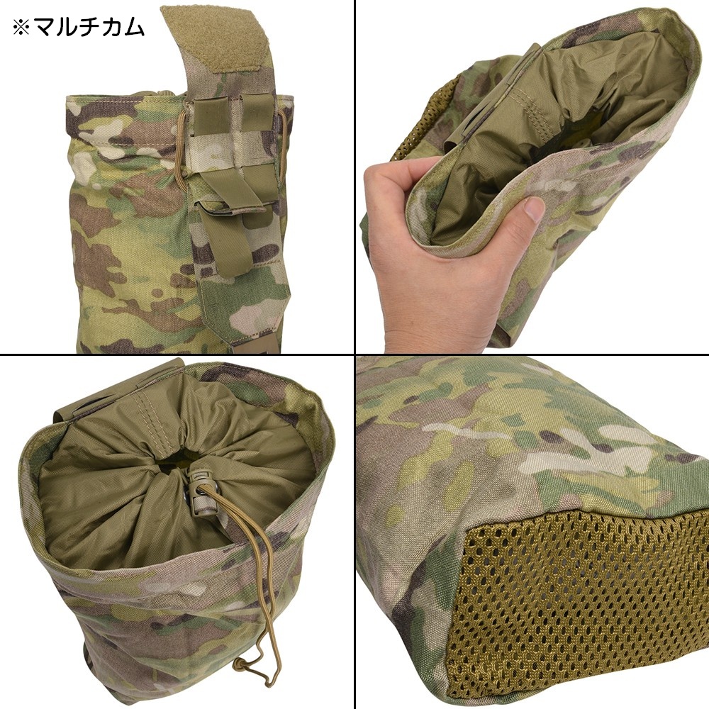[実物］Direct Action ダンプポーチ　マルチカム DIRECT ACTION ダンプポーチ LARGEサイズ MOLLE対応 折りたたみ式 PO