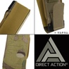 DIRECT ACTION ターニケットポーチ 止血帯用 Corduraナイロン フラップ付き PO-TNQO-CD5