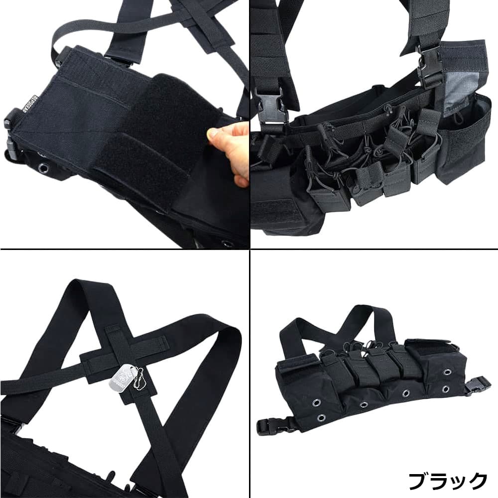 REPSGEAR チェストリグ D3CRX フラットパック取付対応 PTVT02