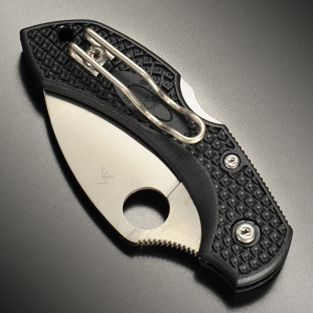 ミリタリーショップ レプマート / Spyderco 折りたたみナイフ ドラゴンフライ2 直刃 ワーンクリフ C28FWC