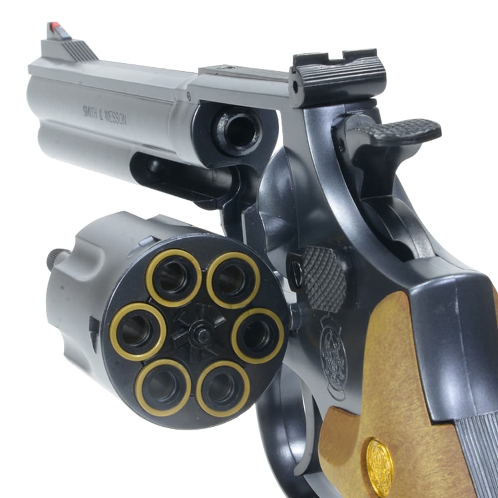 ミリタリーショップ レプマート / CROWN MODEL エアガン Smith&Wesson M586 .357マグナム 6インチ 10歳以上  ブラック