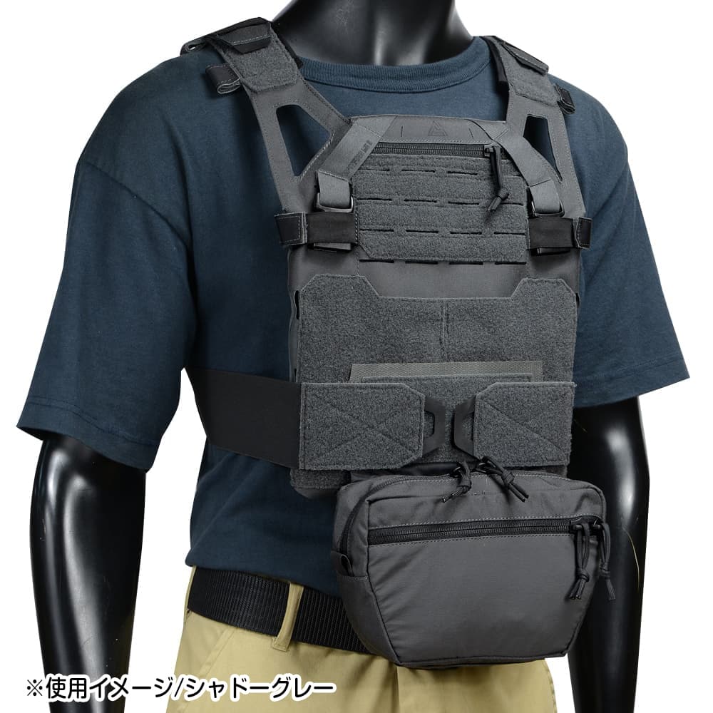 DIRECT ACTION アンダーポーチ LIGHT 3コンパートメント式 プレート