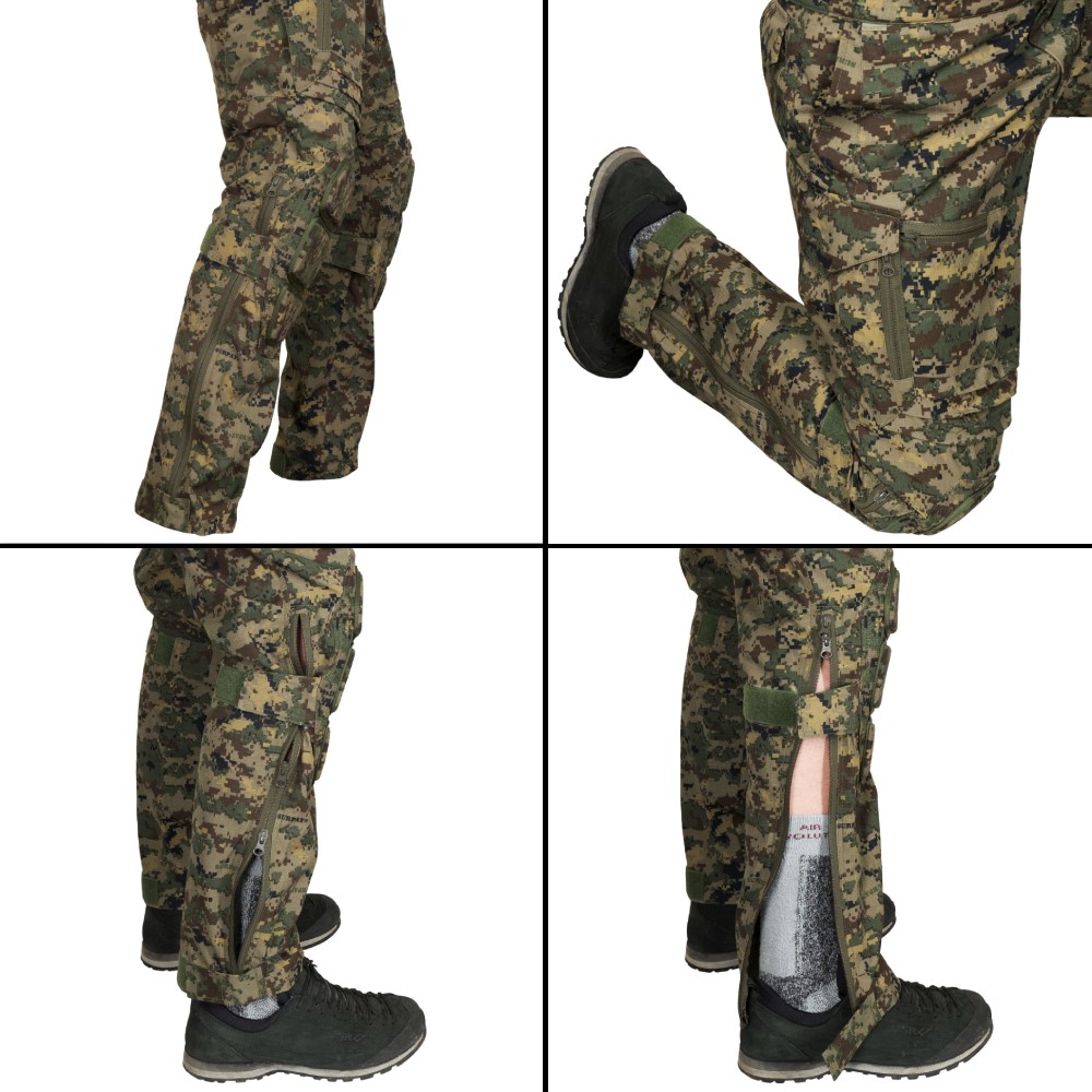 SRVV コンバットパンツ TRIARIUS EVO ニーパッド内蔵 リップストップ