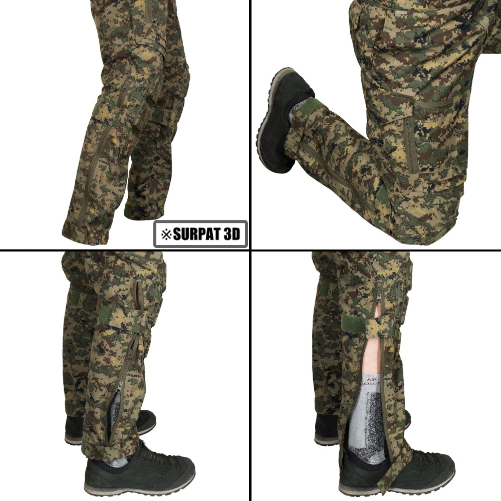 SRVV コンバットパンツ TRIARIUS EVO ニーパッド内蔵 リップストップ