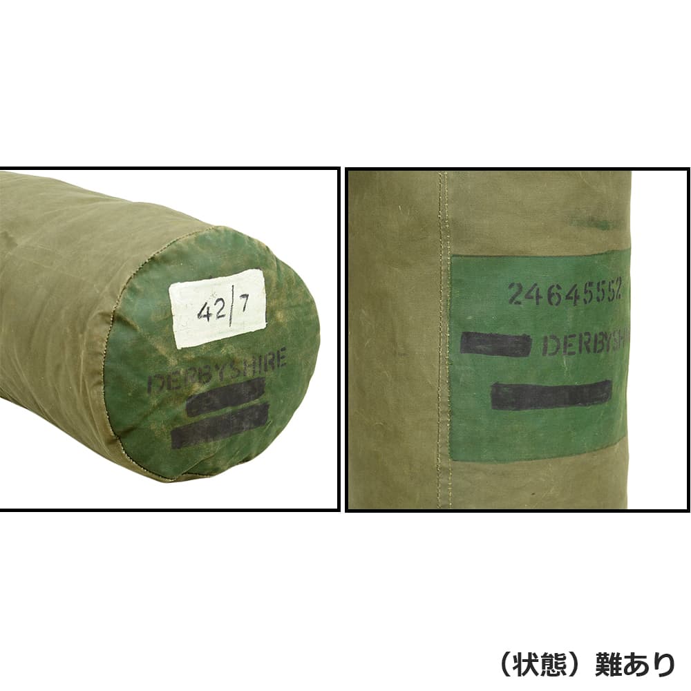 イギリス軍放出品 ダッフルバッグ 円筒型 ODグリーン 容量約40L
