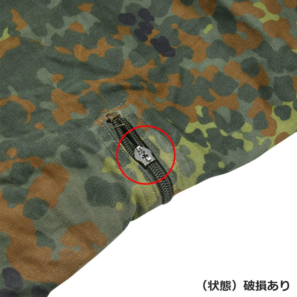 ドイツ軍放出品 カバーオール 戦車兵用 フレクターカモ 裏地無し 中