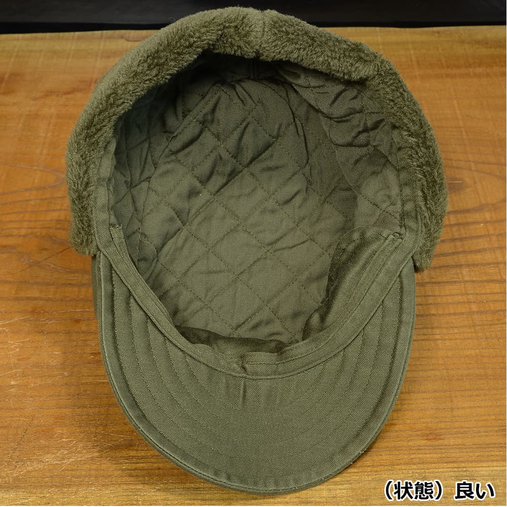 オーストリア軍放出品 ウィンターキャップ 防寒 ODカラー ミリタリー