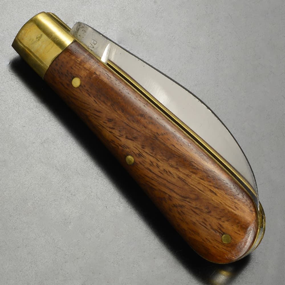 ハンドメイド 折りたたみナイフ 木製ハンドル Sheep foot | ミリタリー