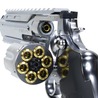 Marushin ガスガン UNLIMITED REVOLVER ABS シルバー HOGUEタイプグリップ 092436