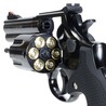 Marushin 発火式モデルガン S&W M586 4インチ 完成品 WディープブラックABS プラグリップ 112403