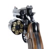 Marushin 発火式モデルガン S&W M586 4インチ 完成品 WディープブラックABS  木製グリップ 112408