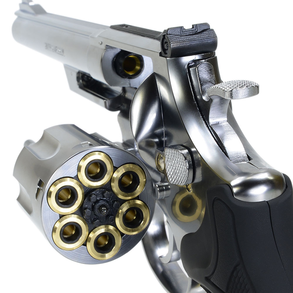 マルシン ガスガン M629 シルバーABS パックマイヤープラグリップ 6.5
