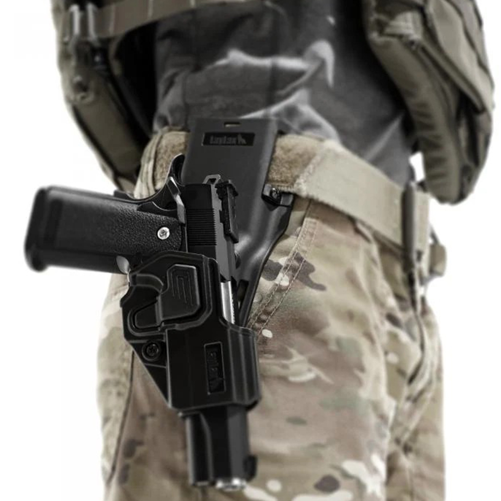 タクティカルベルト ブラック ホルスター付き(LayLax) タクティカルベルト ブラック ホルスター付き(LayLax) タクティカル