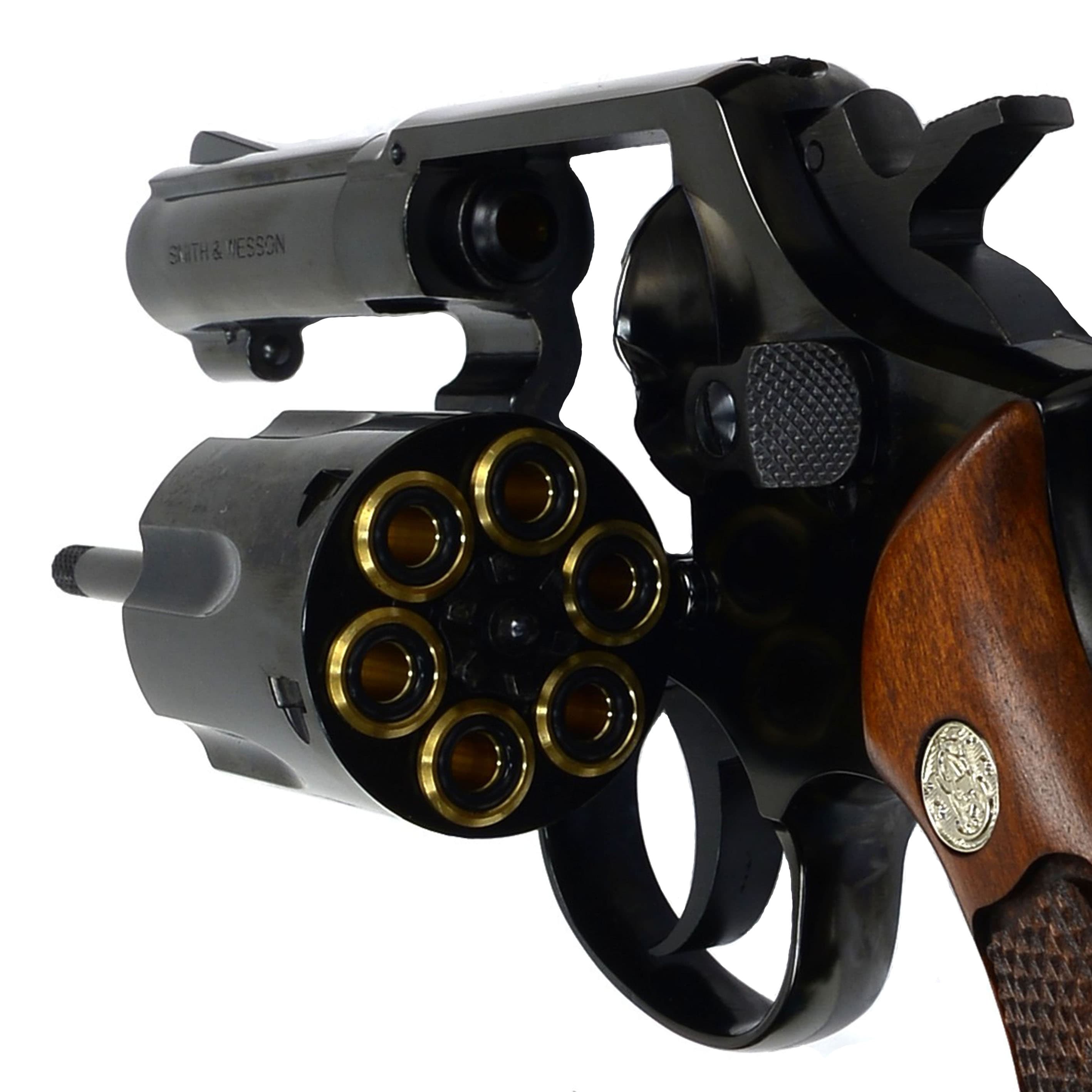 マルシン ガスガン M10 3インチ WディープブラックABS 木製グリップ