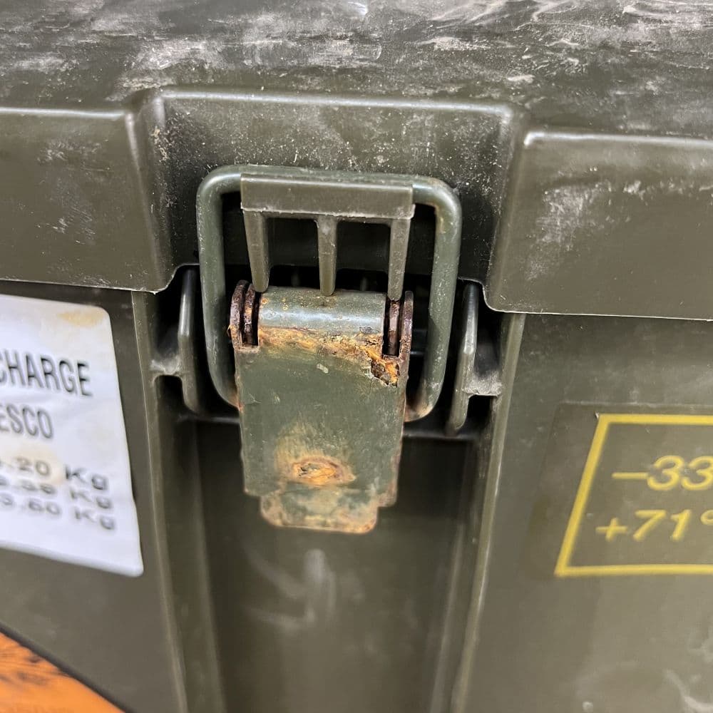 イタリア軍弾薬箱 イタリア軍 アムニッション ウッドボックス 7.62mm USED BX204UN
