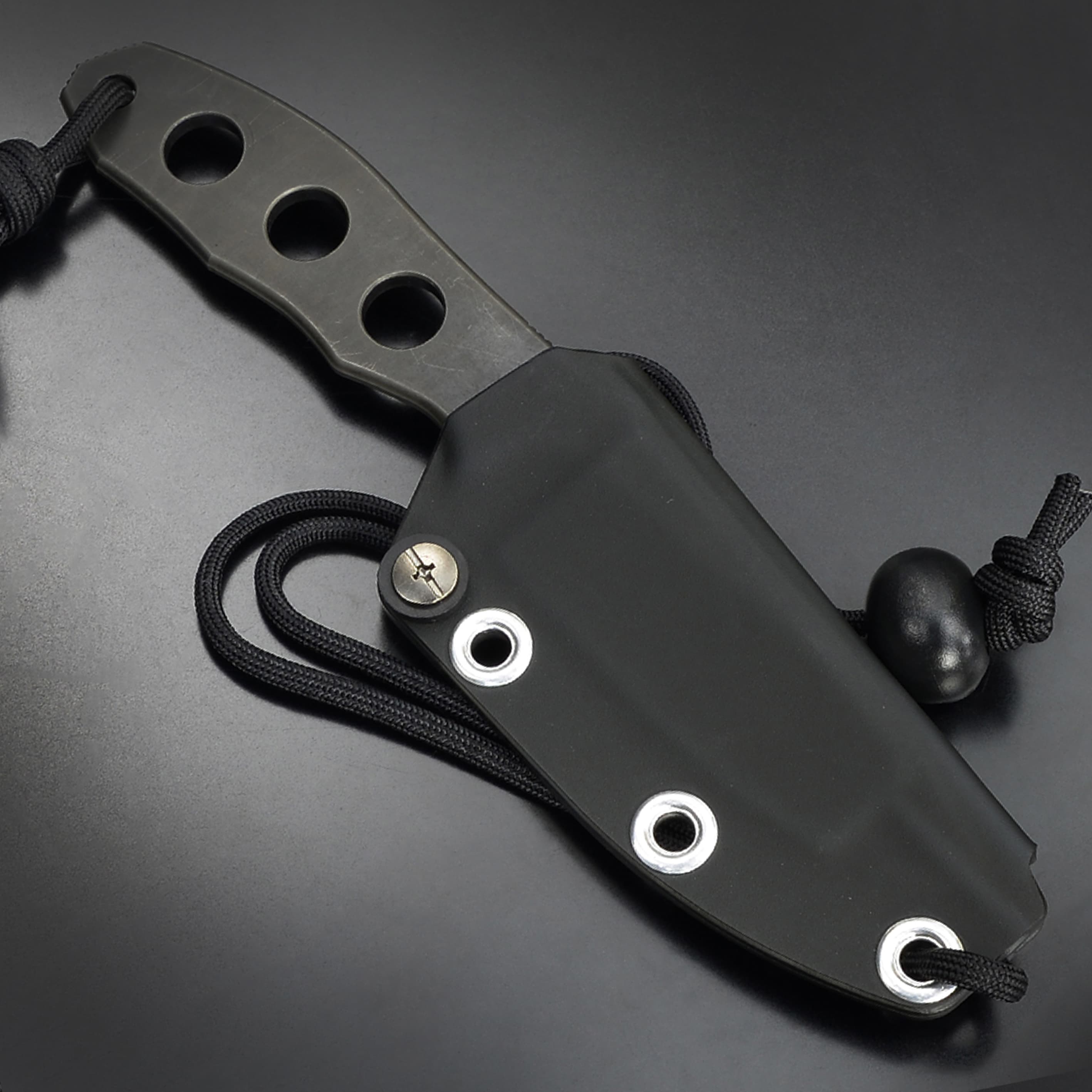 Makkari knives スケルトンナイフ 間狩純平作 ラプトルドロップ 樹脂製