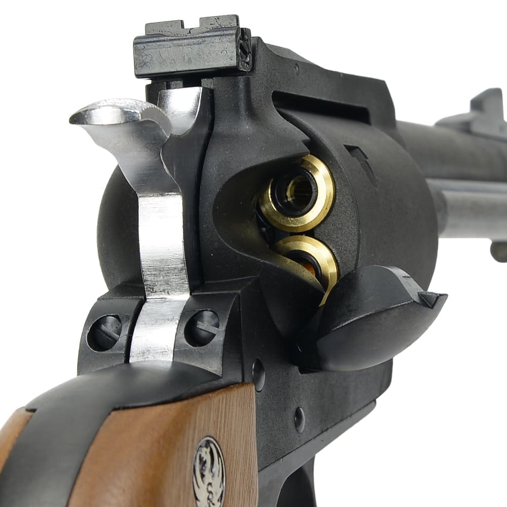 マルシン ガスガン SUPER BLACKHAWK 4.62インチ ブラックHW 木製