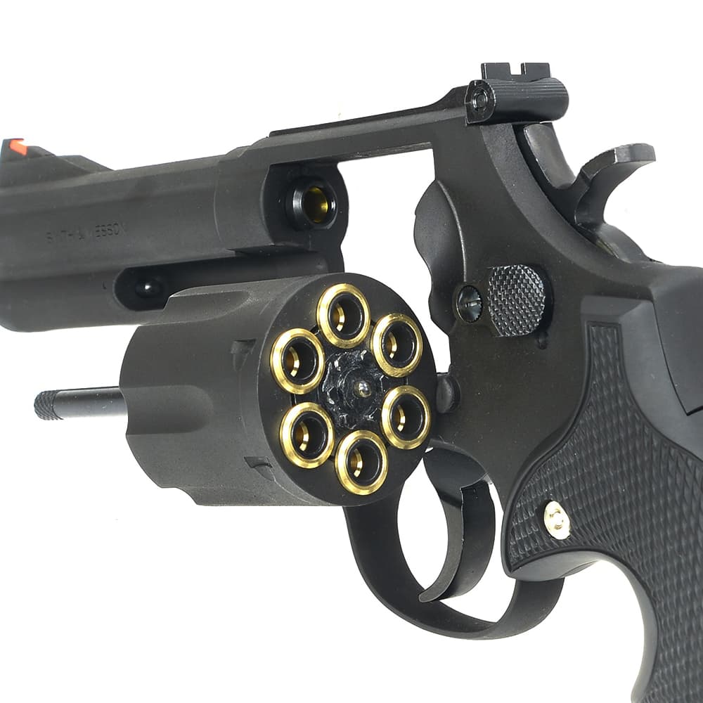 マルシン ガスガン S&W M586 ブラックHW DAVISラバー調グリップ 082602