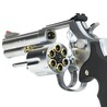マルシン ガスガン S&W M686 パワーカスタム DAVISラバー調グリップ シルバーABS