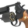 マルシン ガスガン S&W M586 ブラックHW ハーフチェッカー木製グリップ 082607