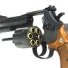 マルシン ガスガン S&W M586 エクセレントHW ハーフチェッカー木製グリップ 082610