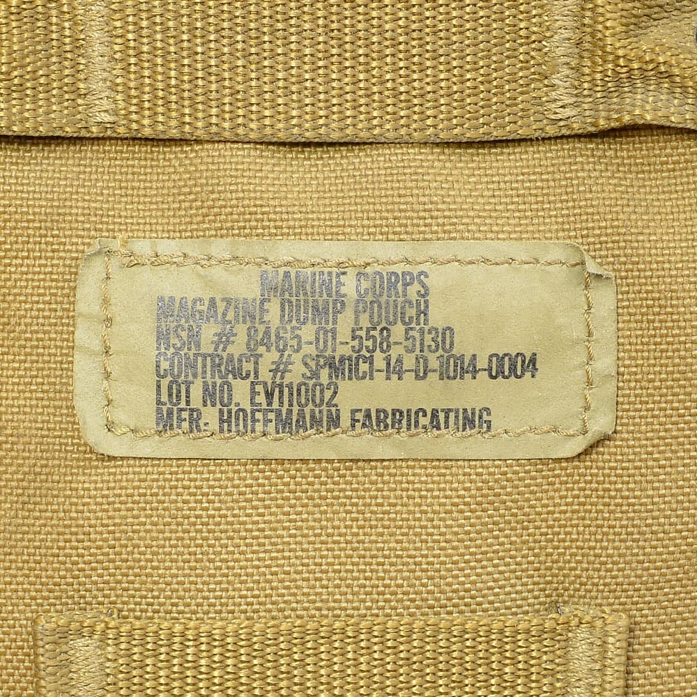 米軍放出品 ダンプポーチ 海兵隊 コヨーテブラウン | ミリタリー