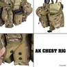 AKチェストリグ AK47・M4マガジン8本 迷彩