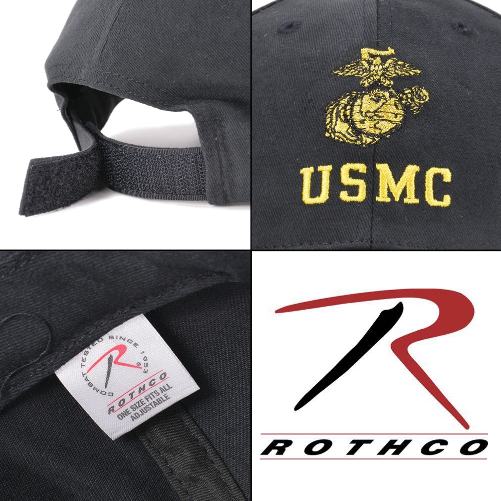 ミリタリーショップ レプマート / Rothco キャップ USMC 5327 ブラック