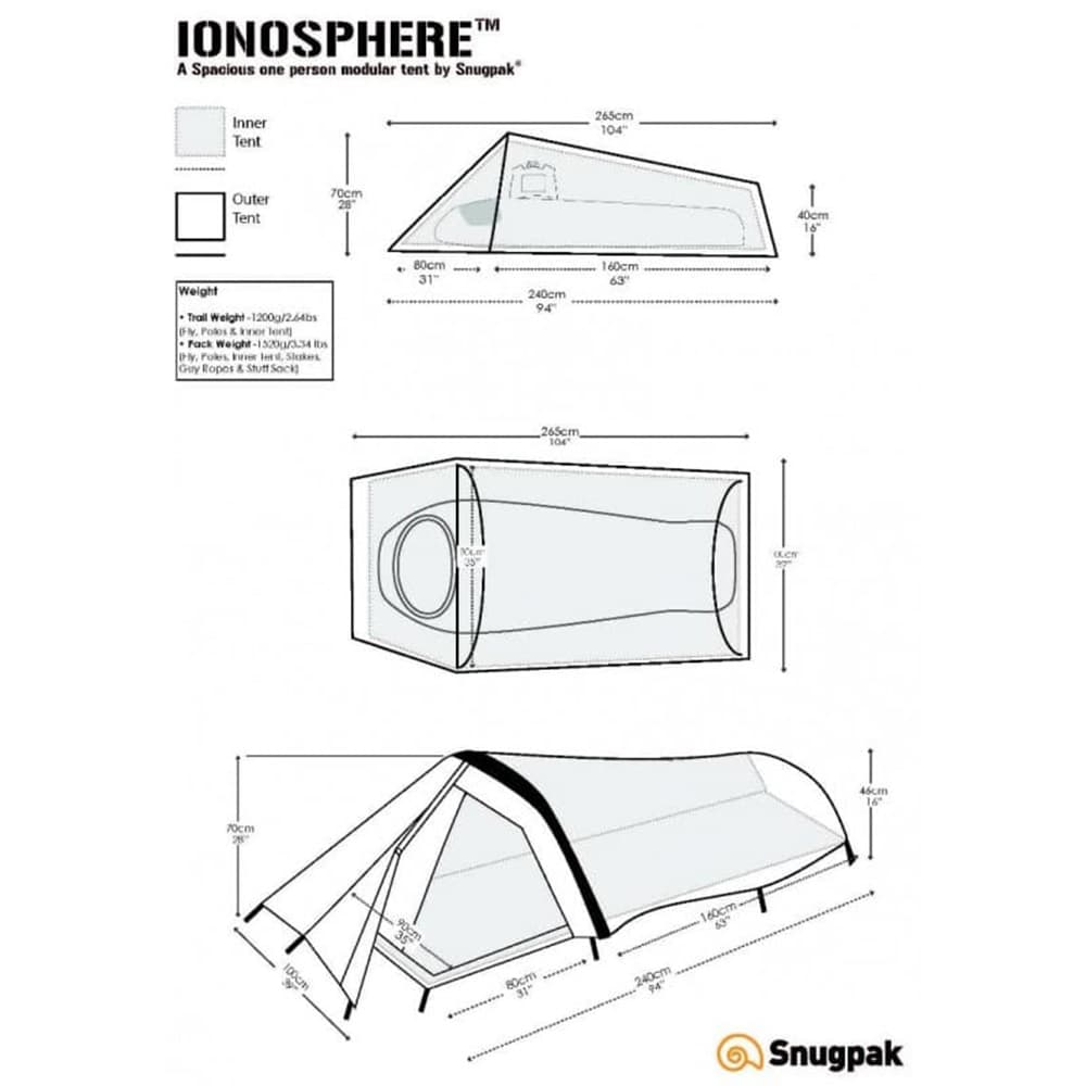 ミリタリーショップ レプマート / Snugpak テント Ionosphere イオノ