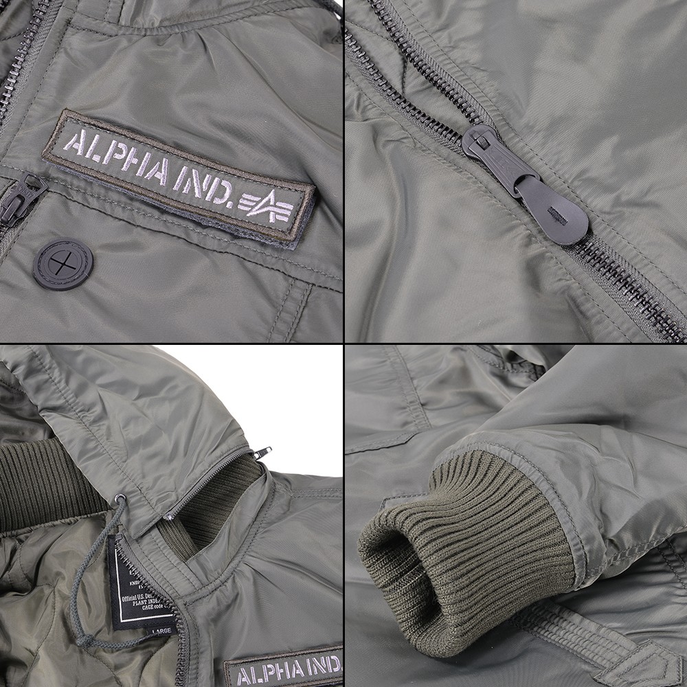 ALPHA ジャケット HOODED RIB TA1049 | ミリタリーショップ レプマート