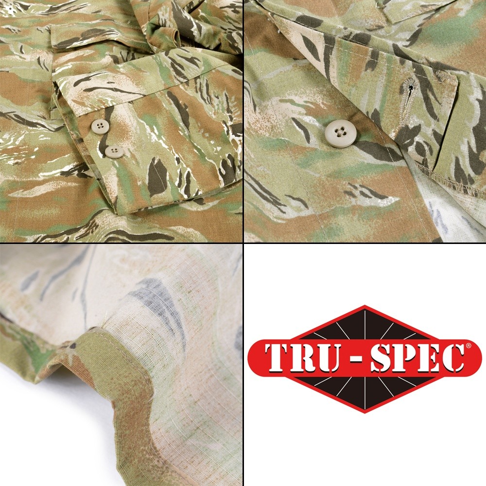 ミリタリーショップ レプマート / TRU-SPEC BDUシャツ タイガー ミリタリーショップ レプマート / TRU-SPEC BDUシャツ タイガー