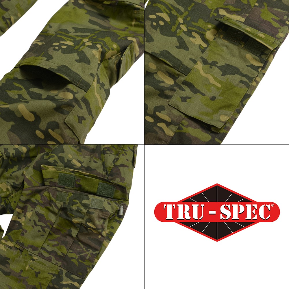 特売 TRU-SPEC コットン リップストップ 迷彩 BDU カーゴ パンツ kids