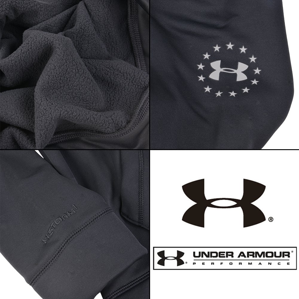 ミリタリーショップ レプマート Under Armour パーカー Freedom ストーム 星条旗 ロゴ