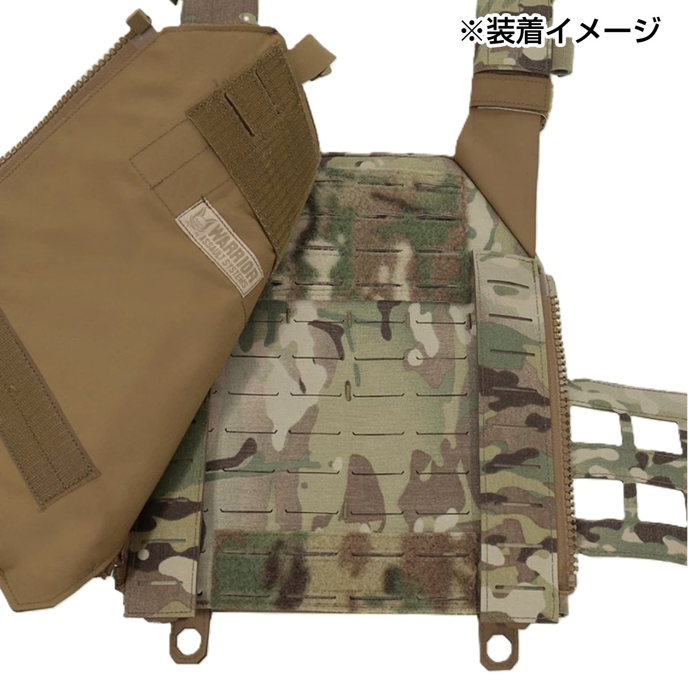 Warrior Assault Systems バックパネル ABP レーザーカット MOLLE取付