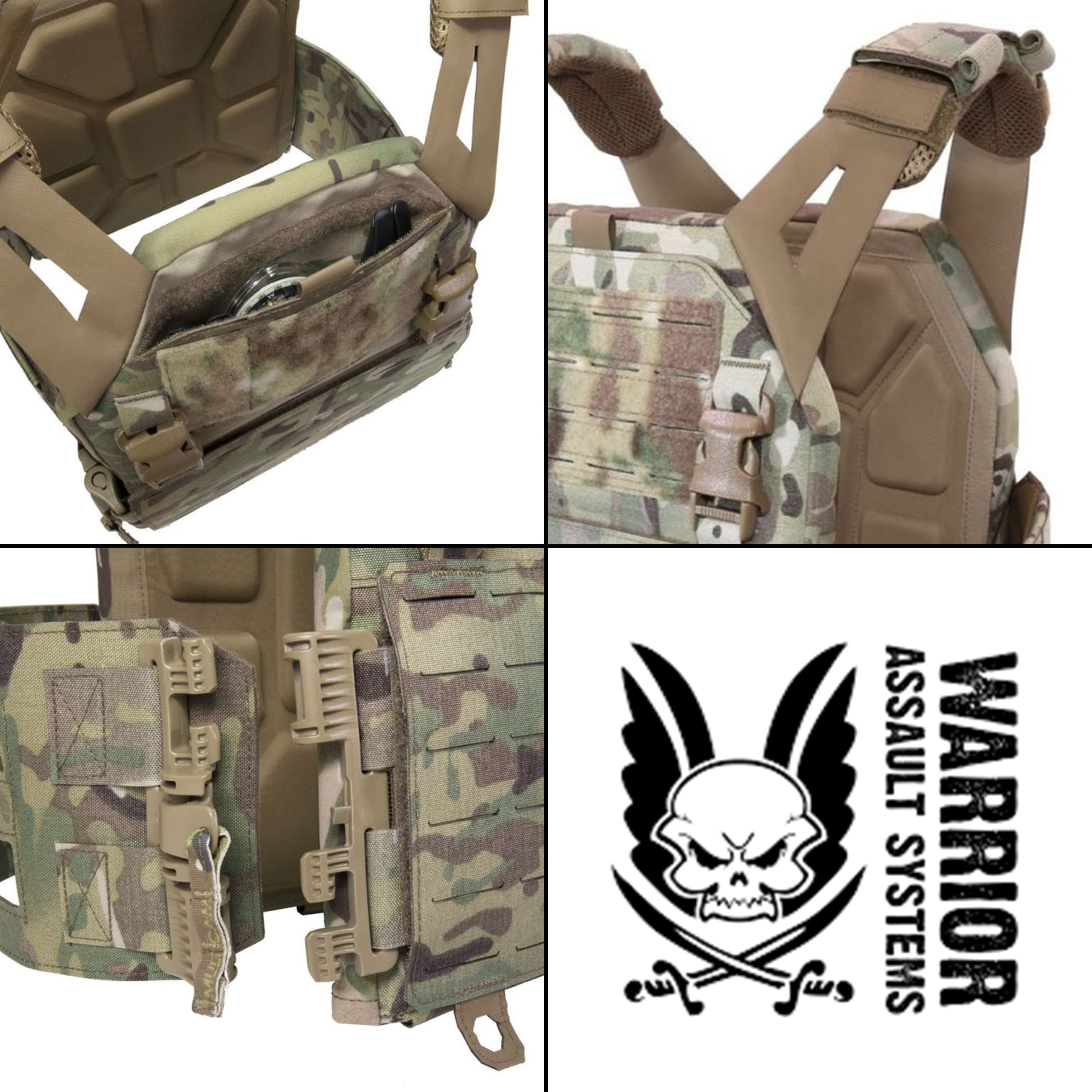 Warrior Assault Systems プレートキャリア LPC V1 レーザーカット W