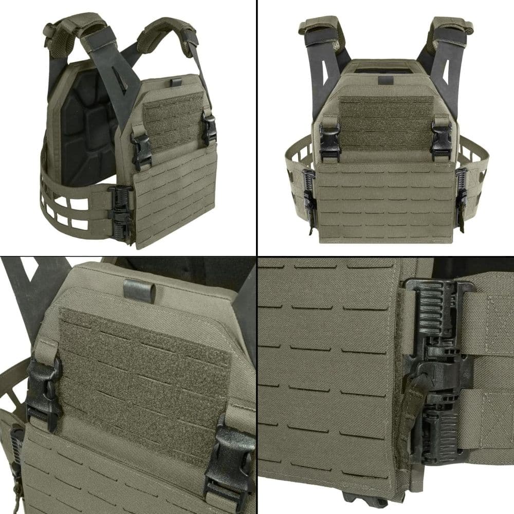 ウォーリアーアサルトシステム プレートキャリア ブラック レーザーカット Warrior Assault Systems プレートキャリア LPC V2 レーザーカット W