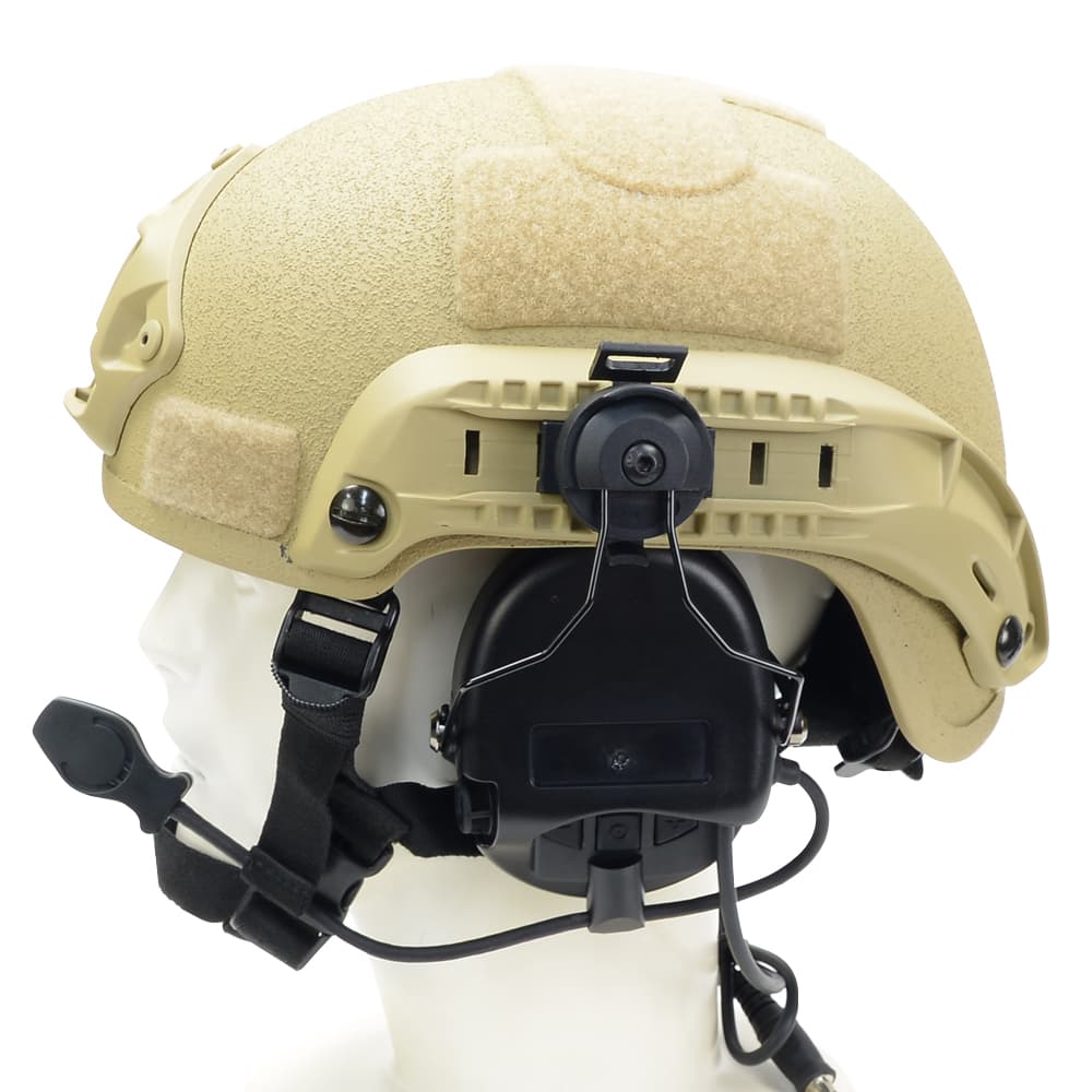 WADSN タクティカルヘッドセット SORDIN ヘルメットアダプター付き Ver