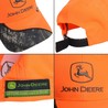 John Deere 狩猟用 キャップ ブレイズオレンジ カモ柄 ロゴ刺繍