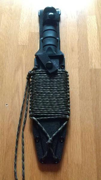 KA-BAR ハンティングナイフ 1271 ファイター 半波刃 シース付属の