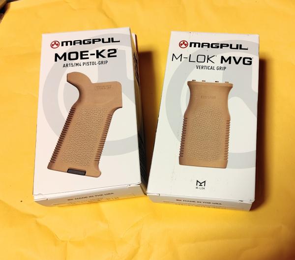 MAGPUL ライフルグリップ MOE-K2 高強度ポリマー製 AR-15/M4シリーズ用