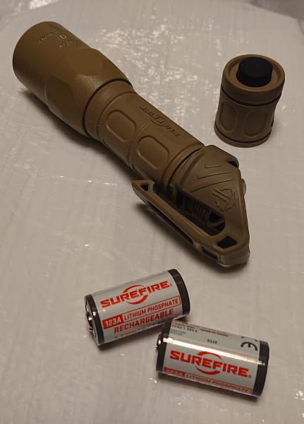 SUREFIRE リチウム充電池 LF123 2本組 123A互換 S_SFLFP123